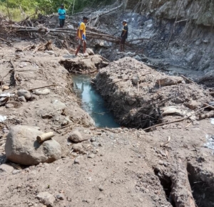 Dinas PUPR Kabupaten Manggarai Akan Cek Lokasi Longsor Saluran Bendungan Wae Mese