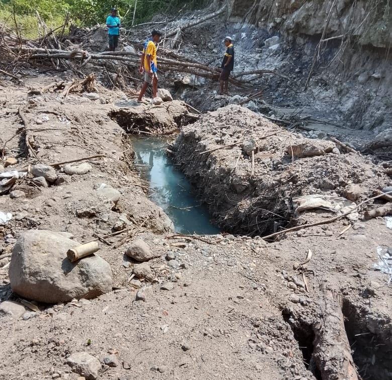 Dinas PUPR Kabupaten Manggarai Akan Cek Lokasi Longsor Saluran Bendungan Wae Mese