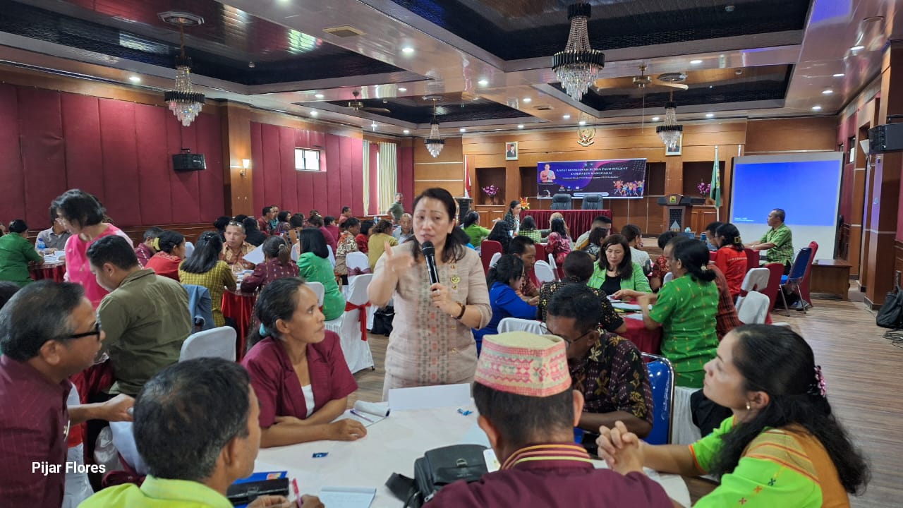 Optimalisasi Peran Bunda PAUD, Meldyanti Hagur Marcelina Nabit Pimpin Rakor Tingkat Kabupaten Manggarai