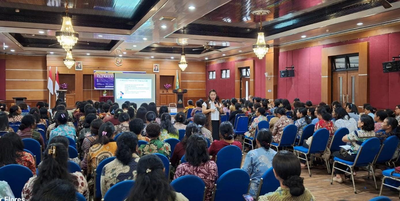 Tingkatkan Kesejahteraan Keluarga, TP PKK Manggarai Gelar Pelatihan Literasi Keuangan Inkubasi UBSP Tahap 2