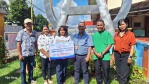 Momen Natal, Bank NTT Ruteng Dukung Renovasi di Gereja GMIT Imanuel