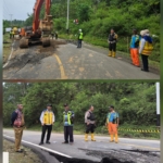 Jalan Ruteng-Reo Amblas di Rawuk, Dinas PUPR Manggarai dan PPK 3.3 Kasatker Mulai Penimbunan Darurat