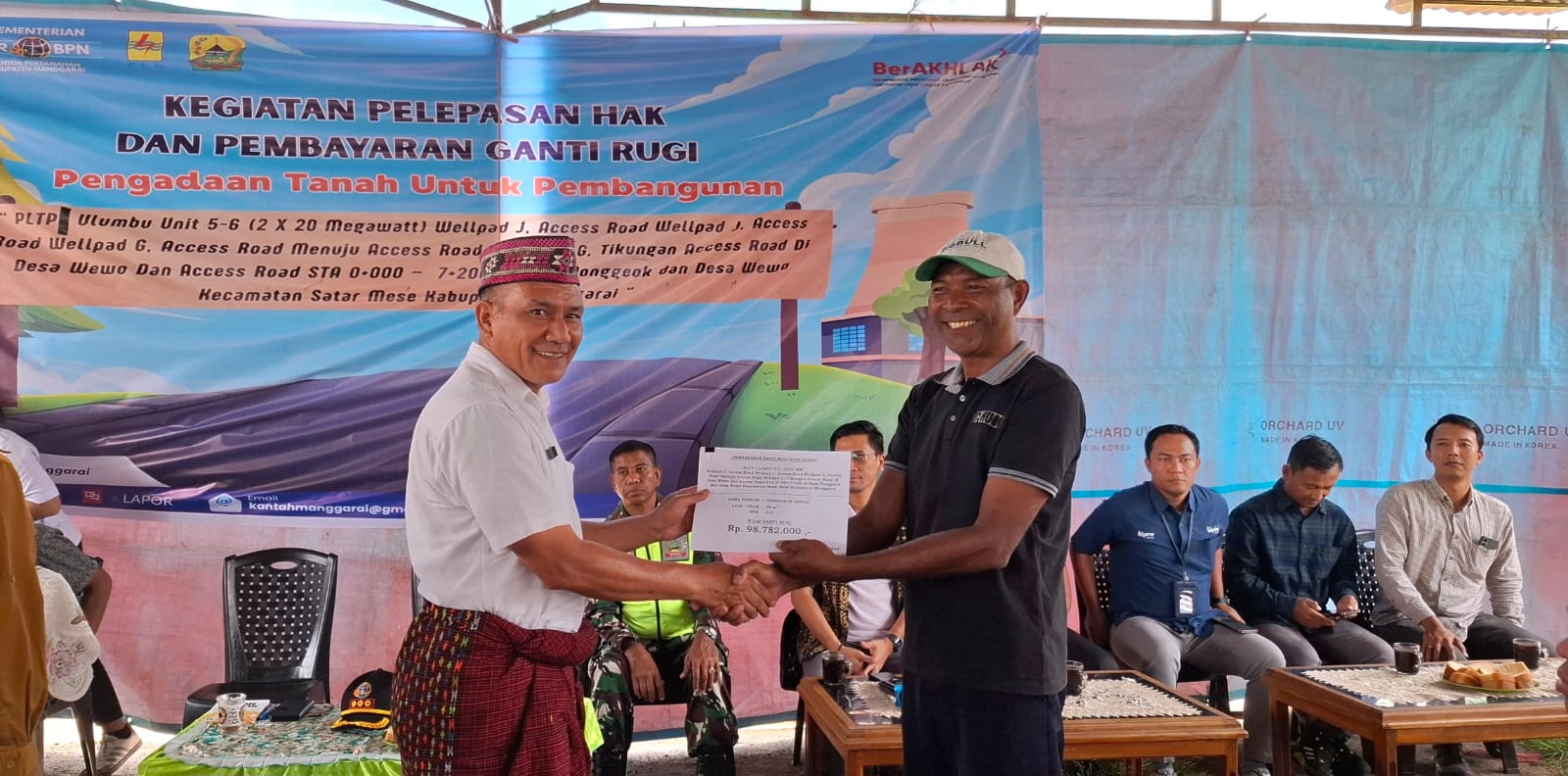 Warga Wewo Sambut Positif Ganti Untung dan Pembangunan Akses Jalan PLTP Ulumbu