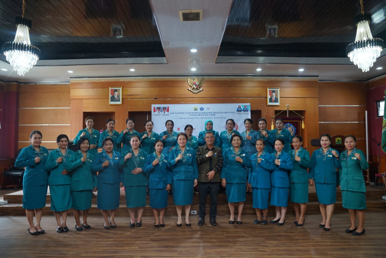 Gelar Rapat Konsultasi, TP PKK Manggarai Bahas Program Prioritas 2025-2029 Demi Kesejahteraan Keluarga