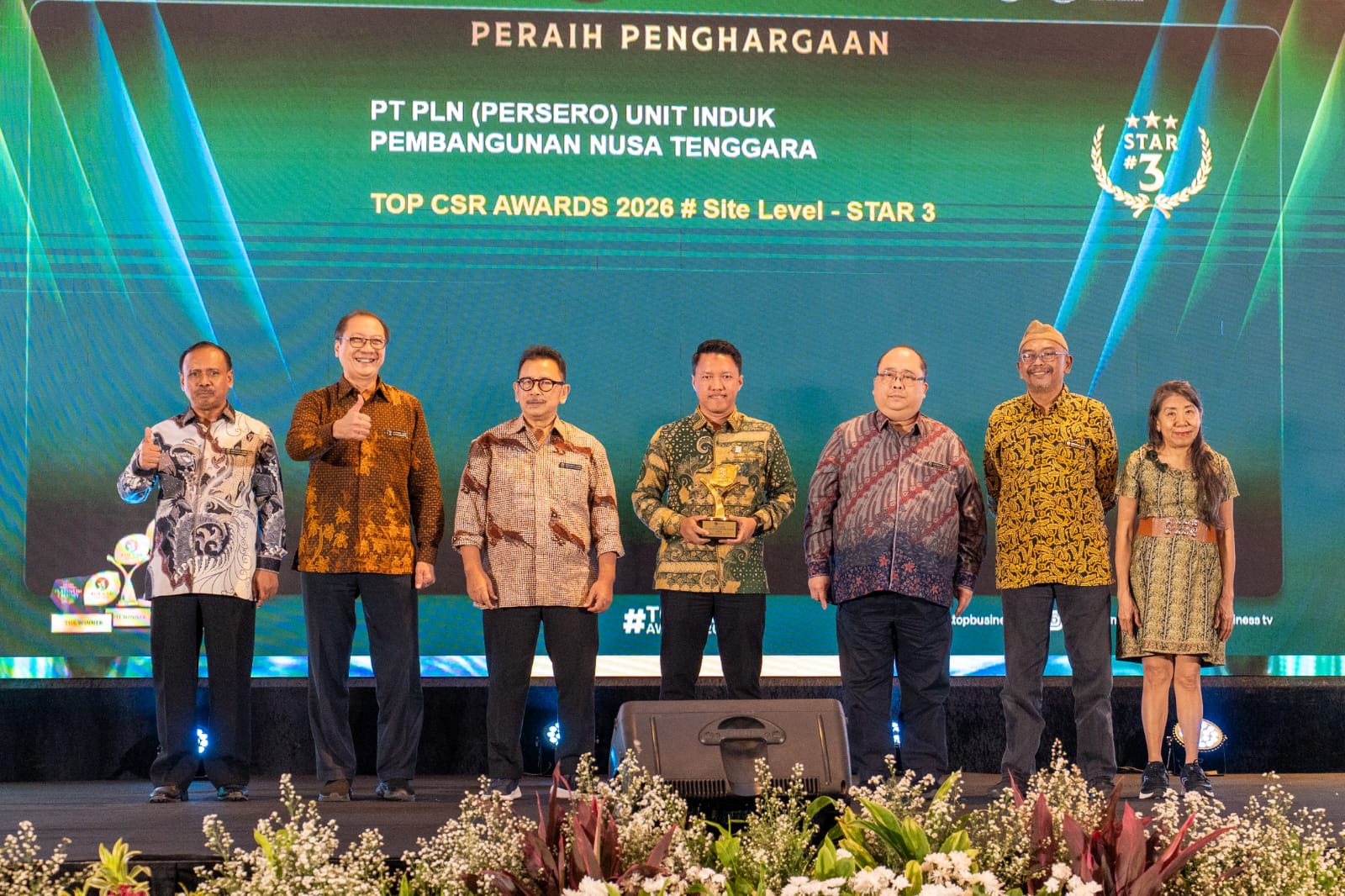 Lewat Program Air Bersih dan Hortikultura di PLTP Ulumbu, PLN UIP Nusra Raih TOP CSR Awards 2026