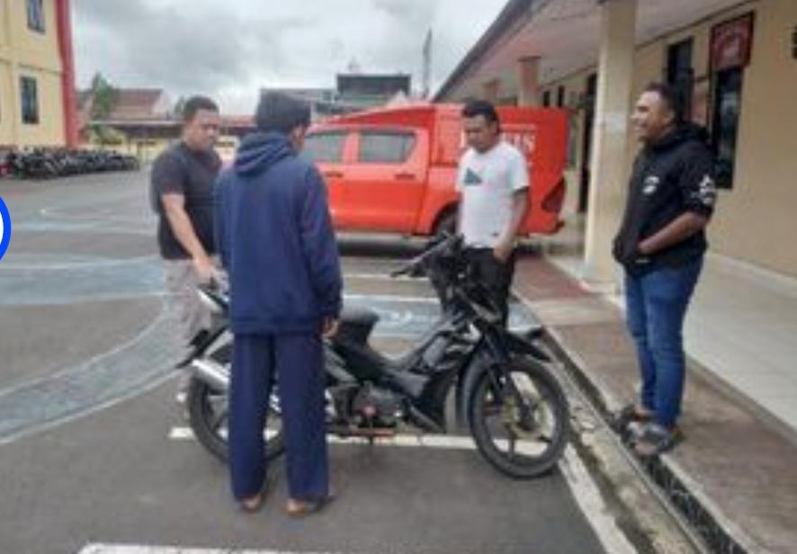 Unit Jatanras Polres Manggarai Amankan Motor Curian di Pau