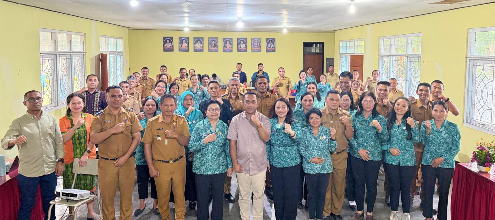 Hadiri Komitmen Bersama, Bupati Hery Nabit Dorong Penguatan Program Desa Model TP PKK