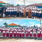 Siswa SD-SMP di Langke Rembong Semarakkan Bulan Kemerdekaan Lewat Pentas Seni Suara di Natas Labar