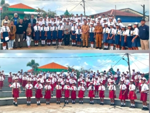 Siswa SD-SMP di Langke Rembong Semarakkan Bulan Kemerdekaan Lewat Pentas Seni Suara di Natas Labar