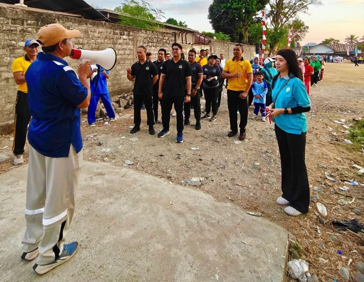 SMK Mutiara Bangsa Reok Jadi Motor Pelaksana Jalan Sehat HUT RI ke-81 Tingkat Kecamatan