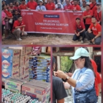 Jaringan Pulih 100% Pasca-Gempa M 7,7, Telkomsel Gandeng Ketua TP PKK Manggarai Salurkan Logistik dan Paket Darurat di Lelak