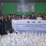Peduli Pascagempa Flores, TP PKK dan Dekranasda Tabalong Salurkan 125 Paket Sembako untuk Warga Wae Mulu