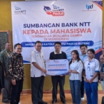 Ringankan Beban Pasca-Gempa Manggarai, Bank NTT Salurkan Bantuan Dana dan Program Magang Berinsentif bagi Mahasiswa Unika St. Paulus