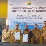 Suntik Dana Rp46 Miliar, Bank NTT dan Pemkab Manggarai Kerja Sama Percepat Pembangunan Infrastruktur